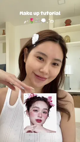 Blossom make up tutorial 🌺 What i used : 1.The saem cover perfection 01 2.Hourglass soft glow foundation Ambient  3.Hourglass concealer Crème Vanish 4.Flower knows midsummer fairytale collection  five color eyeshadow  palette 02 5.Flower knows midsummer fairytale collection  liquid highlighter 01 moonlight swing  6.Laka mono eyeshadow 921 allure 7.Lilybyred am9 to 9pm 02 8.Kiss me heroine make long & curl mascara 9.Flower knows little angel collection cream blush S01 11.Benefit HOOLA bronzer  12.Flower knows midsummer fairytale collection eyebrow palette 01 13.Kiss me heavy rotation coloring eyebrow 04 14.Flower knows little angel collection embossed highlighter L02 15.Stila one step correct brightening finishing powder  16.Trixiefizzy shining glow lip tint 02,04 #blossomakeup #makeuptutorial #beauty #fyp #trending #trend 