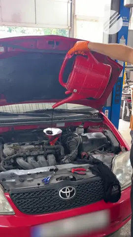 Maintenance of a Toyota (special treatment) #toyota #corolla #mechanic #topspeedgermany 