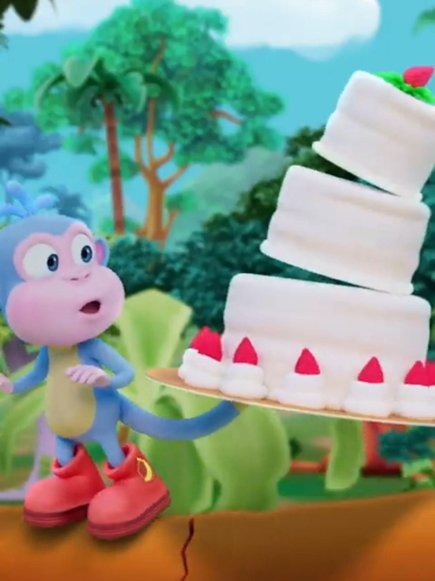 Dora | ¡Dora y Benny entregan un delicioso pastel! #Shorts  ¡Benny está muy emocionado de entregar un pastel especial y necesita la ayuda de Dora y Botas! ¡Mira más videos de PAW Patrol, Dora, Blaze y Los Monster Machines, Pistas de Blue y tú, Bubble Guppies, y Baby Shark,  a cualquier hora y en cualquier lugar, aquí, en Nick Jr!  #NickJrEspañol #NickJr #ParaNiños #Latinoamerica #Dora #Shorts