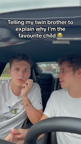 “If anything you’re probably the least favourite” 😭 #fyp #funny #reaction #favouritechild #twins #prank 