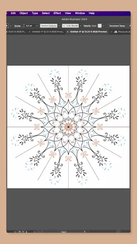 How to create professional Mandals inside Adobe Illustrator. In this quick tutorial I will show you how to setup your workflow to create some beautiful manadals.  . . . . . . . . #graphicdesigner #graphicdesign #adobe #design #adobeillustrator #designer #adobeillustratortutorial 