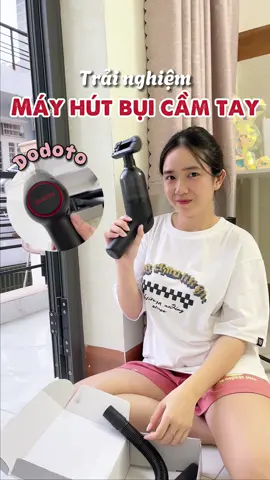 Biết vậy là tui mua cái máy hút bụi Dodoto này sớm rồi, hút sạch bụi mịn trên ga giường luôn #ngocminreview #mayhutbui #dodoto 