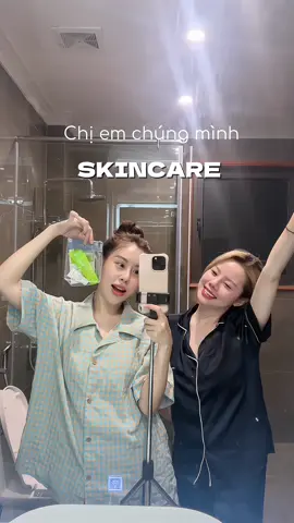 Skincare hai người rộn ràng hơn hẳn kk #skincareroutine #nhungbunnie #giammun #bioderma  #ReviewerTapSuCungBioderma #SebiumGelMoussantActif #GiamMunChuanSinhHoc 
