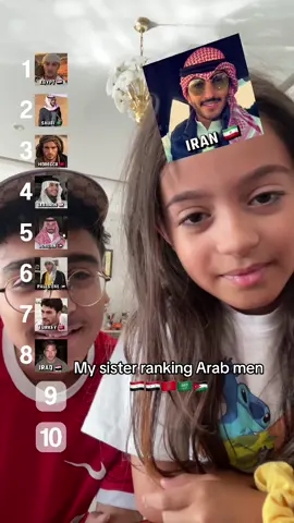 She was happy 😂 #sister #ranking #arabic #men #fyp 