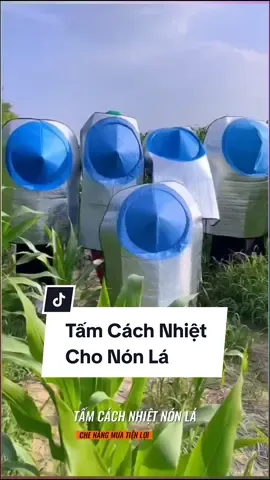 Tấm Cách Nhiệt Cho Nón lá,  Chống Nóng, Chống Mưa Nắng, Cách Nhiệt, Phủ Rộng  #viral #xuhuong #nonchongnang #muchongnang #lamvuon 