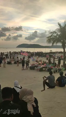 #pantai #chenang #langkawi kedah#viral sambutan kemerdekaan#mai semua kita bersatu#merdeka #merdek #merdeka 
