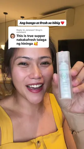 Replying to @Jeneses1 Shop Subrang bango sa bibig guy itong ating Mabrem mouth spray😍😋 #mouthspray #mint #mintmouthspray #mabrem 