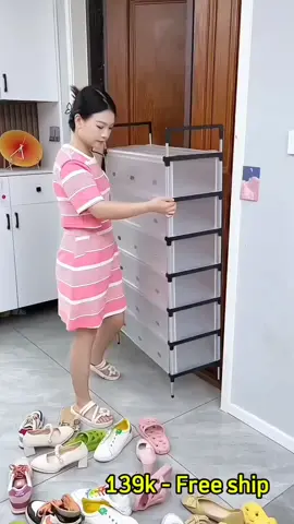 Kệ INOX để giày dép 5 tầng chống bụi cao cấp. #kegiaydep #kegiaydepchongbui #kegiaydanang #giadungtienich  #dogiadung #giadungthongminh 