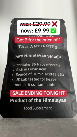 An offer this good is not something you would want to pass up. #shilajit #himalayanshilajit #shilajitbenefits #shilajitresin #pureshilajit #supplements 