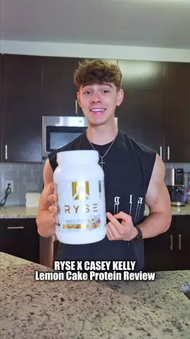 Ryse x Casey Kelly Lemon Pound Cake Protein Review! #rysesupps #ryse #ryseprotein #gym #supps #supplements #Fitness #protein #proteinshake 