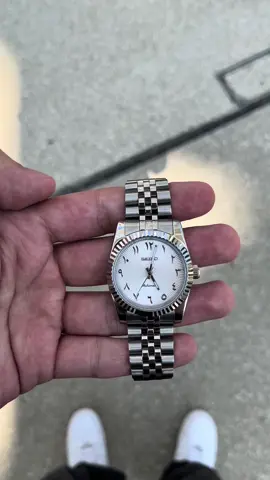 Seiko Mod Arabic White Dial #seikomod #seikowatch #timepiece #customwatch #watches #time #seiko #