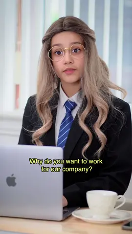 Interview gone wrong 😬😂 #funny #comedyskit #fyp #foryou #interview #job #trending 