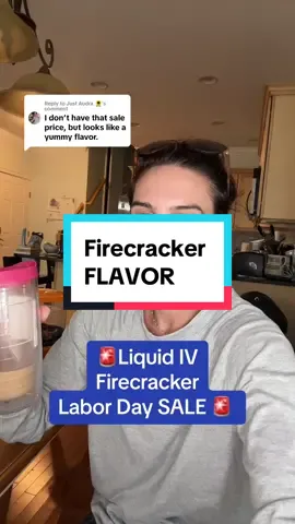 Replying to @Just Audra.🌻  #liquidIV #laborday #labordaysale #viral #firecracker  @Liquid I.V.  