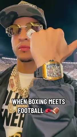 #EdgarBerlanga was on the sideline for #Colorado’s big win on Thursday night ⌚️🦬 #CaneloBerlanga  #shedeursanders #boxing #edgarberlanga #travishunter 