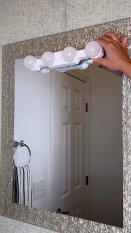 🔗In Bio Under “Beauty”. Instead of spending hundreds of dollars on a light-up vanity mirror, this easy to install, cordless, portable light is a much more cost-efficient and versatile solution 🪞💡#amazonbeautyfinds #amazongadgets #beautytips #vanity #vanitymirror #grwm #beautyfinds #beautysolution #hometip 