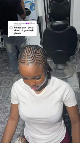 Replying to @Akosua💜💓🎶👀 My stylist @Hairbylikkletiwa ❤️ #fyp #braids #cornrows #cornrowstyles #simplebraidstyles #hairstyle #trendinghairstyle #cornrowideas 