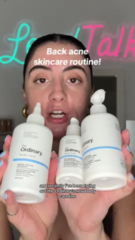 Replying to @_linzc_ @The Ordinary HAS NEW BODY CARE available at @sephoracanada 📣 here is how I use the line for my #bodyacne 🥰 #TheOrdinaryPartner #Ad #BodyCare #GiveBodyItsFaceTime #acnetreatment #acneskincare #skinpositivity #acnepositivity #realskintexture #bacne #backacne #beautytips 