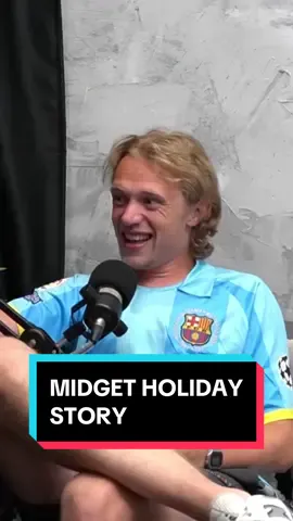 Midget holiday story 😂 From EP124 #fyp #funny #comedy #podcast #funnyclip #scouse #outnow 