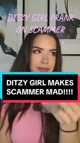 Ditzy Girl Prank on Scammer #LIVEhighlights #TikTokLIVE #LIVE #irlrosie #fypシ゚viral 