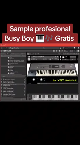 sample profesional Busy Boy del Korg N364🎶🎹 gratis para kontakt en Youtube: https://youtu.be/KFh2X_y_mNQ
