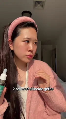 Which one are you? Judgement free zone 😂🫶 #skincarememe #2typesofgirls #skincaregirlies 