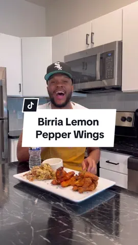 This weekend to bring in the new football season, put those played out wing flavors down and try these Birria Lemon Pepper Wings 🔥🔥🔥🔥🔥 • #wings #appetizers #gamedayfood #birria #garlicparmesan #hothoney #EasyRecipes #chickenwings #fypp 