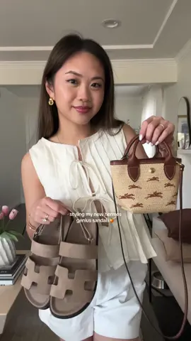 Going for girly chic! 🎀 #outfitoftheday #summeroutfit #eurosummer #geniussandal #hermes #chypre #longchampmini @VRG GRL  @HEAVEN MAYHEM 