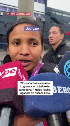 LAS PRIMERAS PALABRAS DE HEIDY PADILLA, VOLANTE DE ALIANZA LIMA🔵⚽️ #alianzalima #alianza #futbolperuano #futbolfemenino #futbol #liga1 