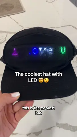 The coolest LED hat 😲😲😲 #ledhat #coolhat 