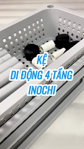 Kệ Di Động 4 Tầng Inochi Tiện Dụng #kedidonginochi #kedidong4tang #giadungtienich #shoputni 