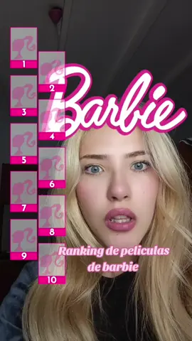 y este ranking solo para entendidos 🚬#barbie #peliculasdebarbie #elsecretodelashadas #ranking 