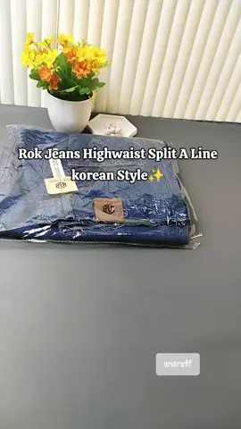 #rokjeans #rok #rokhighwaist #rokkoreanstyle #rokjeans7per8 #rokbelahsamping #rekomendasi 