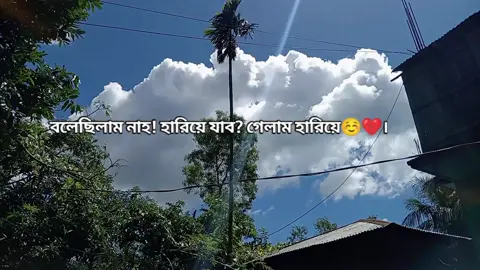 বলেছিলাম নাহ! হারিয়ে যাব?গেলাম হারিয়ে☺️💔। #fyp #foryou #bdtiktokofficial🇧🇩 #bangladesh🇧🇩 #fypシ #fyppppppppppppppppppppppp @TikTok Bangladesh 