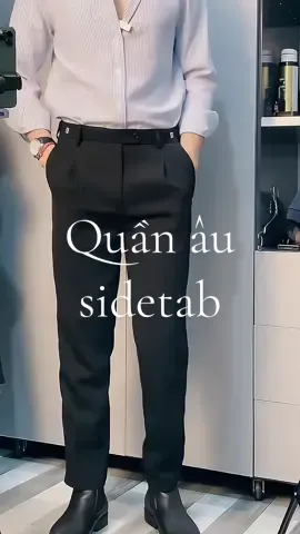 Quần âu sidetab điều chỉnh cap 2 bên cho anh em. Bụng to nhỏ mặc đc hết nhé ! #anhvuvt #quanau #quanausidetab #phoidonam #thoitrangtiktok #xuhuong 