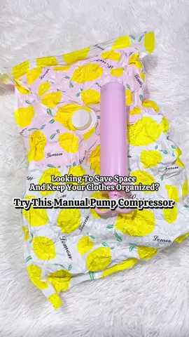 Want to maximize your storage space? This Manual Pump Compressor is ideal for vacuum-sealing clothes in ziplock bags—compact, efficient, and perfect for decluttering your closet! #manualpump #compressionbag #compression #compressor #aircompressor #aircompressor #vacuumseal #ziplock #storage #storagehacks #organizer #pump #organizingtips #organizinghacks #fyp 