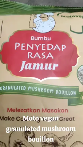 MOTO VEGAN Kaldu Jamur 500gr - Bumbu Pengganti MSG Halal . #bumbukaldujamur#kaldu#kaldujamur#nonmsg#fyp#vegan#vegetarian#kalduhalal#halal#viral#kaldujamurvegan#kaldujamurvegetarian #promoguncang99 