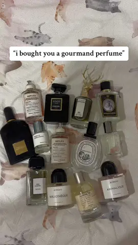 i do have some soft vanillas in my collection tho 🤭 #fragrance #woodyperfume #santal33 #grischarnel #fragrancetiktok #jeremyfragrance #byredo 