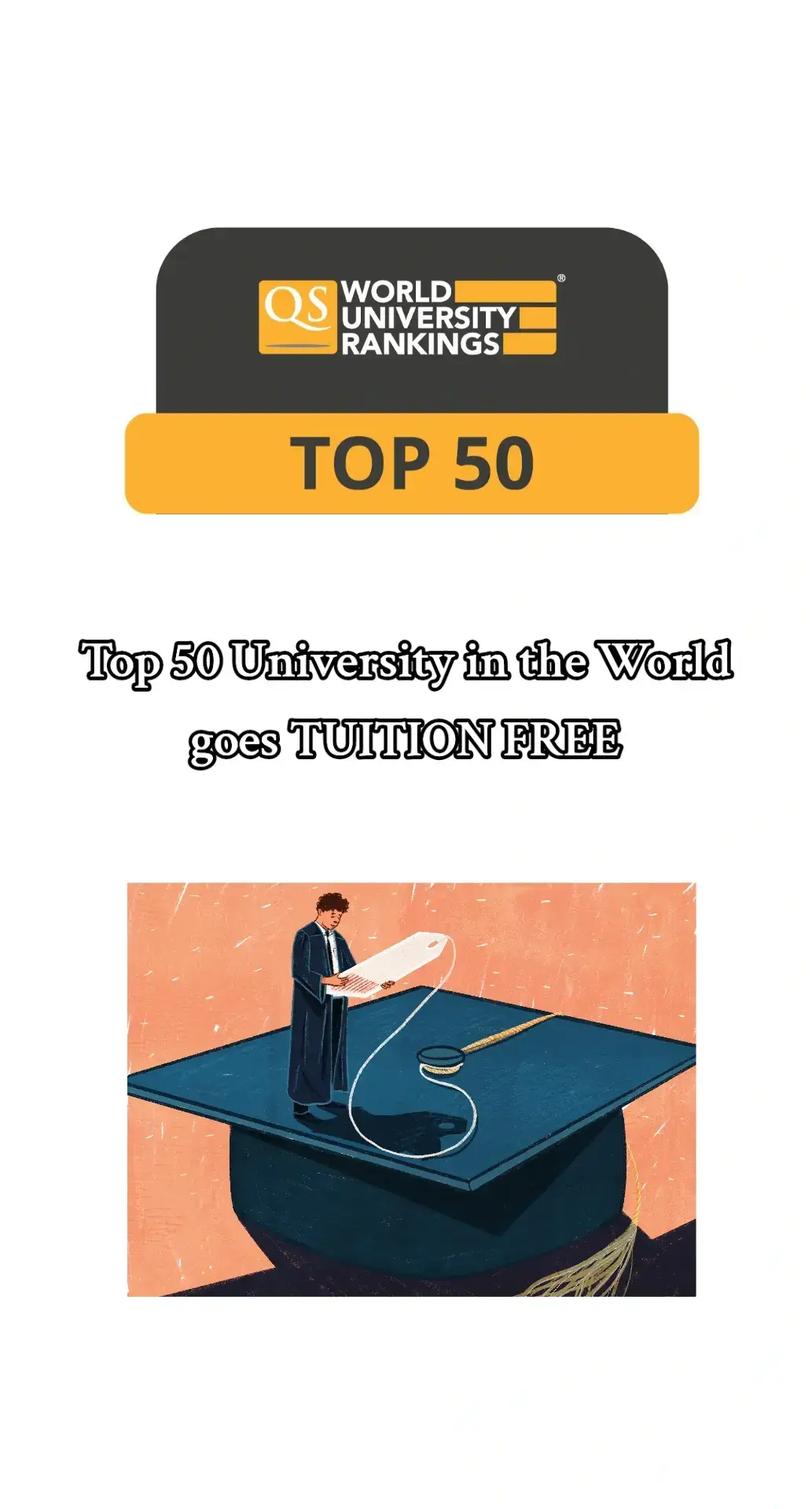 This includes international students and makes the university the only top-ranked medical school in the world to offer full tuition scholarships to all students. #university #student #students #studentlife #knowledge 