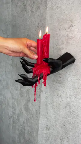 New magical hands for candles🕯️#art #candles #gothic #gothicdecor #halloween #halloweendecor 