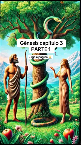 Genesis capitulo 3 parte 1 #bibliasagrada #biblianotiktok #oracao #Deus #fé 