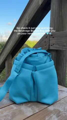 @Corkcicle beverage bucket bag is a must to bring with you to every adventure! Currently on sale for Labor Day!  🫶🏼🧊💖✨##Corkcicle##CorkciclePartner