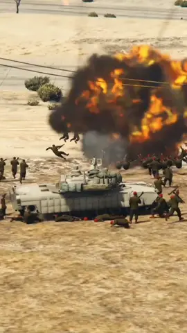 Tank Crush Soldiers And Fire 🔥 Killed Soldiers In GTA 5 #gta5 #gtav #gta5online #gta5mods #gta5clips #gta5_funny #foryou #foryoupage 