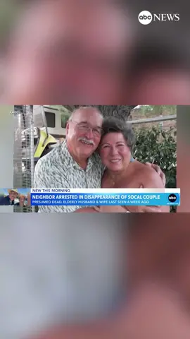 Police have arrested a man in connection with a couple who went missing from a nudist community in California. Police are now confident the couple is dead. The couple's neighbor, 62-year-old Michael Sparks, was arrested for murder days after the couple were reported missing, according to the Redlands Police Department. Police had been trying to locate Sparks, breaching a home and conducting a search using remote video equipment to find him. Stephanie Menard, 73, and Daniel Menard, 79, were reported missing on Sunday, according to police. Authorities said foul play was suspected after being tipped off by a source in the couple's neighborhood.
