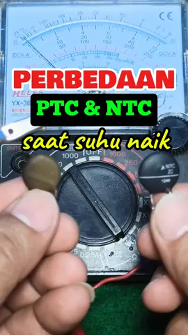 Perbedaan PTC & NTC saat suhu naik#electronics #DIY #audio #diyproject #electronicsproject 