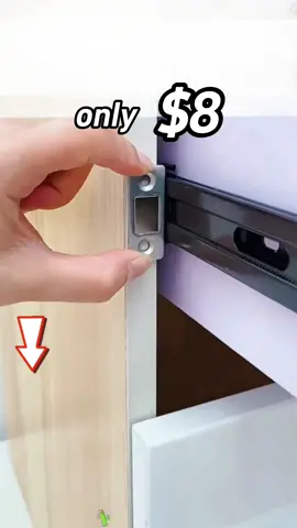 It is difficult to close the wardrobe door and drawer at home. With this little guy, there is no trouble anymore. Don't worry! Very practical🥰🥰#tiktokmademebuyit #fyp 