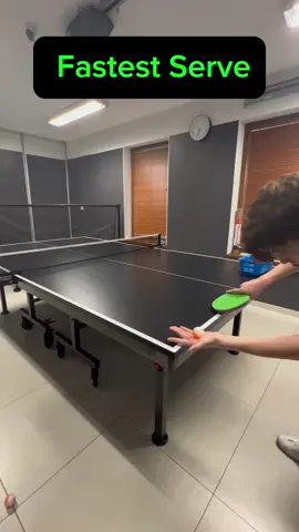 Fastest serve in table tennis! Unbelievable speed and skill! 🏓💨 #TableTennis #FastServe 