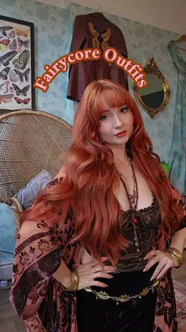 Earthy tones have my heart ! #fairycore #fairy #whimsicalaesthetic #whimsigoth #whimiscaloutfit 