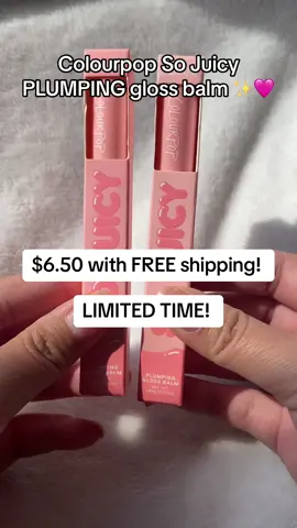 Swatching Colourpop So Juicy Plumping Gloss Balm Tea Sesh and PSL 🩷✨ #creatorsearchinsights #colourpop #colourpopcosmetics #colourpopsojuicy #lipplumper #lipplump #MakeupRoutine 