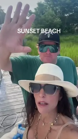 Sunset Beach date with Tim Dillon #sunsetbeach #hamptons #Summer #boatday #datenight #timdillon #humor 