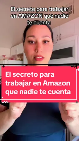 El secreto para trabajar en AMAZON que nadie te cuenta #amazon #jobs #employment #work #cubanosenusa #cubanosporelmundo #cubanosentiktok #cubanostiktok #hispanosenusa #latinosenusa #inmigrantesenusa #inmigrantes #residencia #i220a #parole #cbpone #permisodetrabajo #phoenix #arizona 